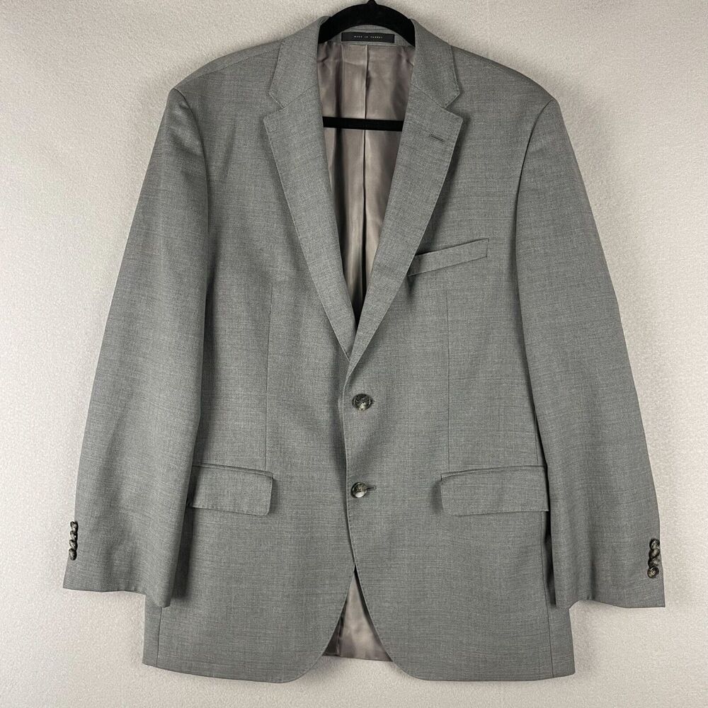 Hugo Boss Guabello Italy Super 130 Wool Dual Vented Sport Jacket Blazer 42R